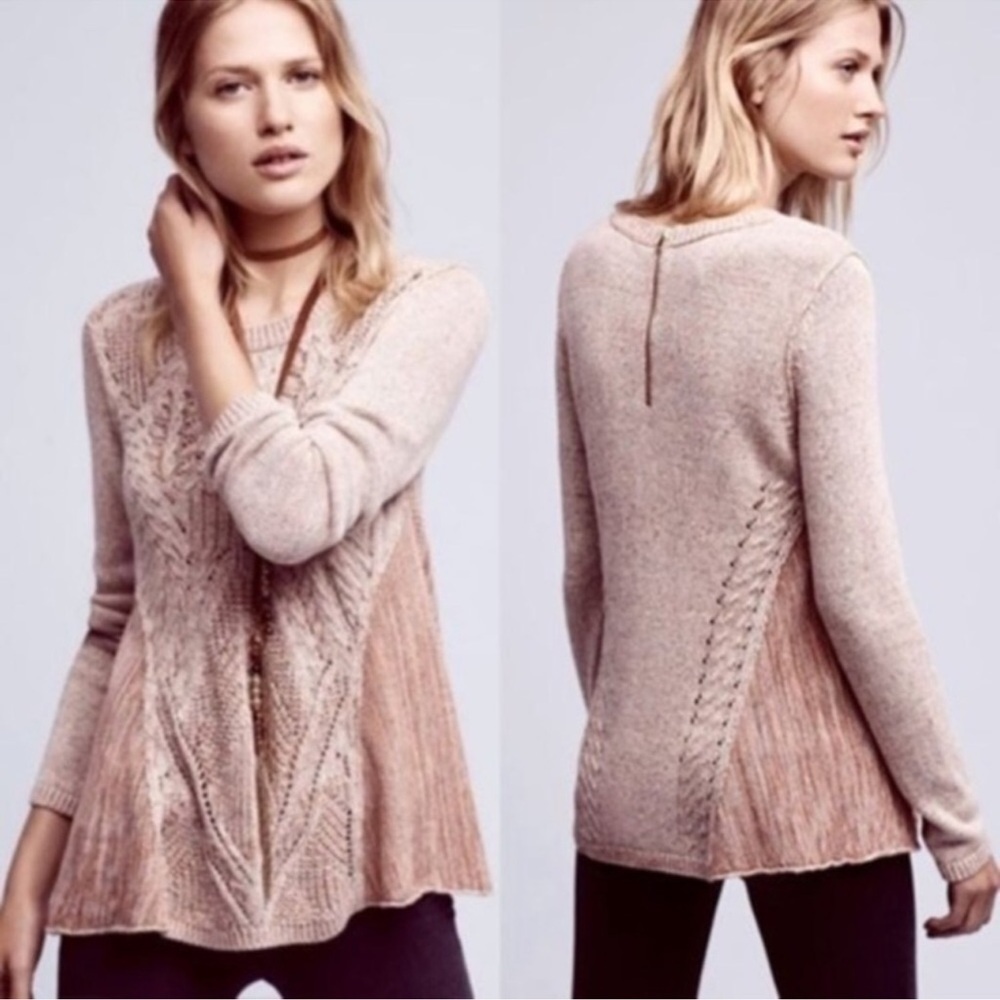 Moth by Anthropologie Anita Swing
Sweater In Pink